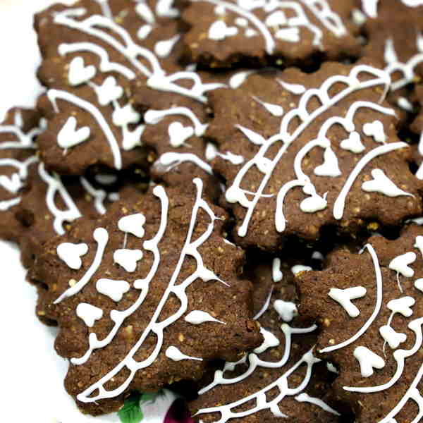 Печенье "Скандинавское Шоколадное" на смеси Монабейк 6004Ш арт шоколад производства компании Фудмикс